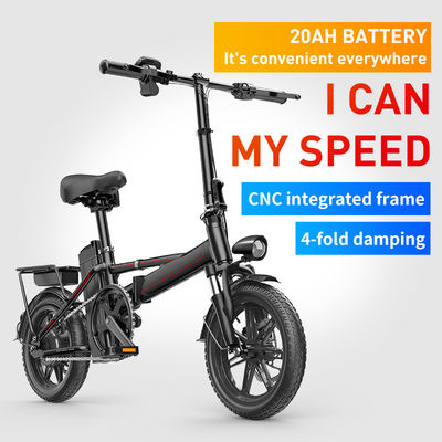 πτυσσόμενη 125kg διπλώματος 48T Alu ελαφριά ηλεκτρική ανώτατη φόρτωση ποδηλάτων