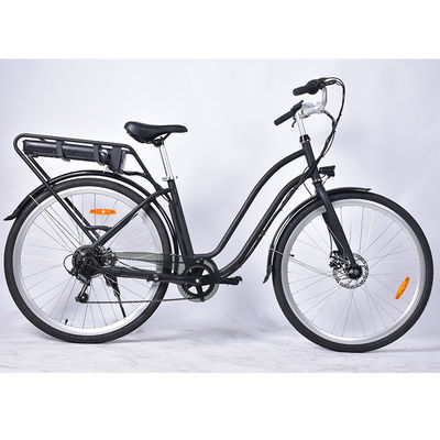 12.5Ah ελαφρύ γυναικείο ηλεκτρικό ποδήλατο 6geared 25km/H με το καλάθι